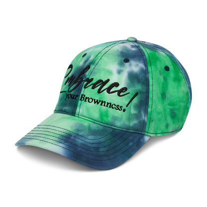 "Embrace Your Brownness" Tie Dye Hat