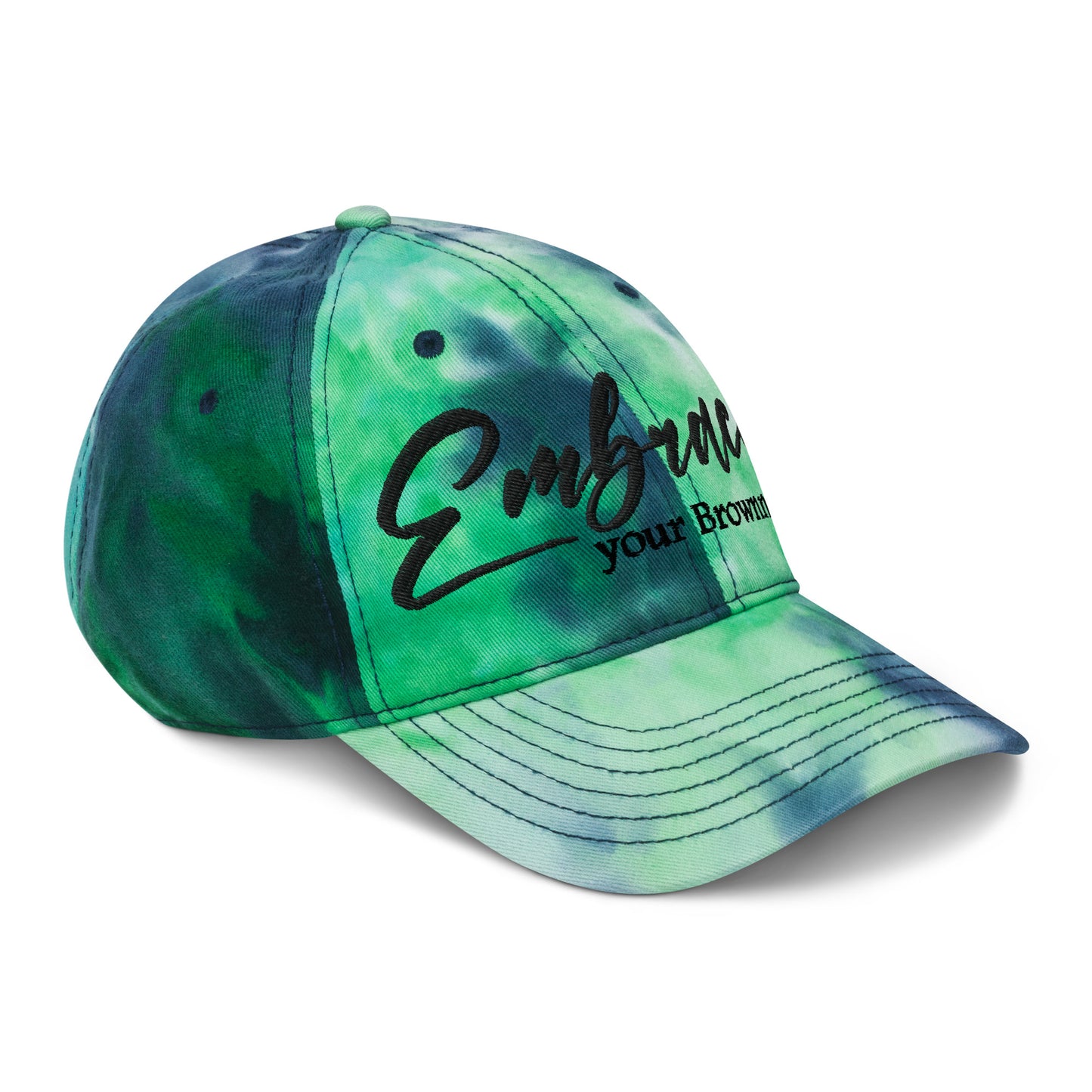 "Embrace Your Brownness" Tie Dye Hat