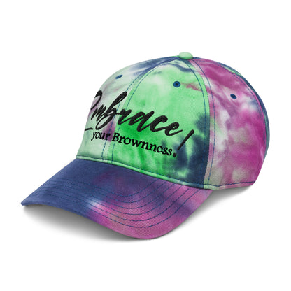 "Embrace Your Brownness" Tie Dye Hat