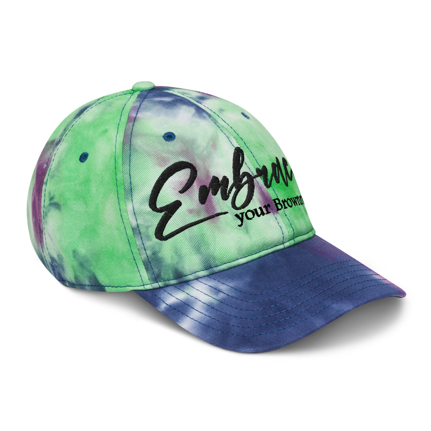 "Embrace Your Brownness" Tie Dye Hat