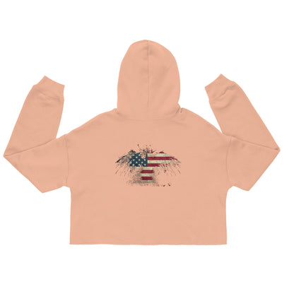 Patriotic Cropped Hoodie