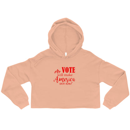 Patriotic Cropped Hoodie